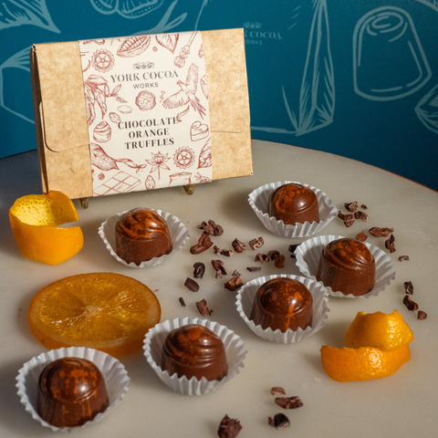 Chocolate Orange Truffles - Box of 6