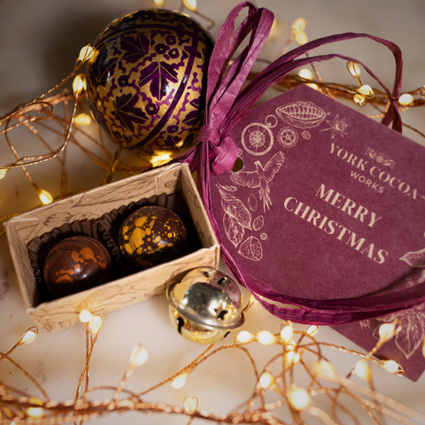 Festive Mini Chocolate Truffle Gift Box (Case of 25 boxes)