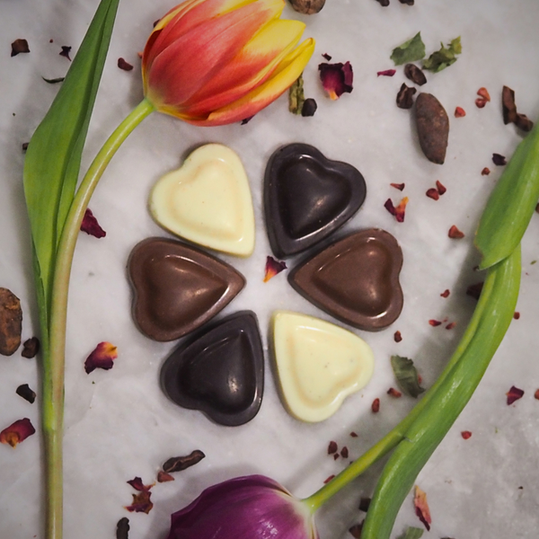 Mixed Chocolate Love Hearts