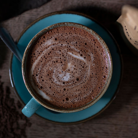 Dark Hot Chocolate Overhead Image