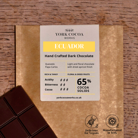 65% Ecuador Dark Chocolate - 40g Bar