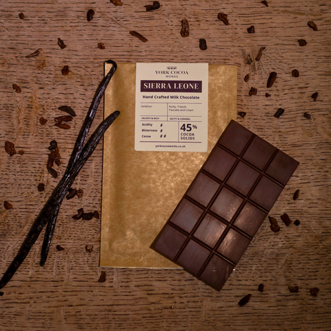 45% Sierra Leone Milk Chocolate - 40g Bar