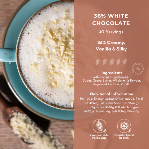 White Chocolate Hot Chocolate - 1.5kg