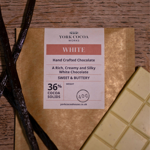 36% White Chocolate - 40g Bar