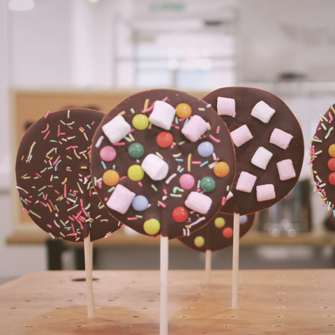 Chocolate Lollipop Making