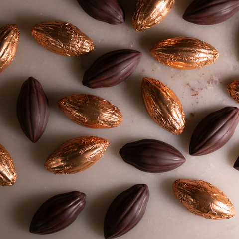Chocolate Cocoa Pod Pieces for Corporate Gifting and Wedding Favours