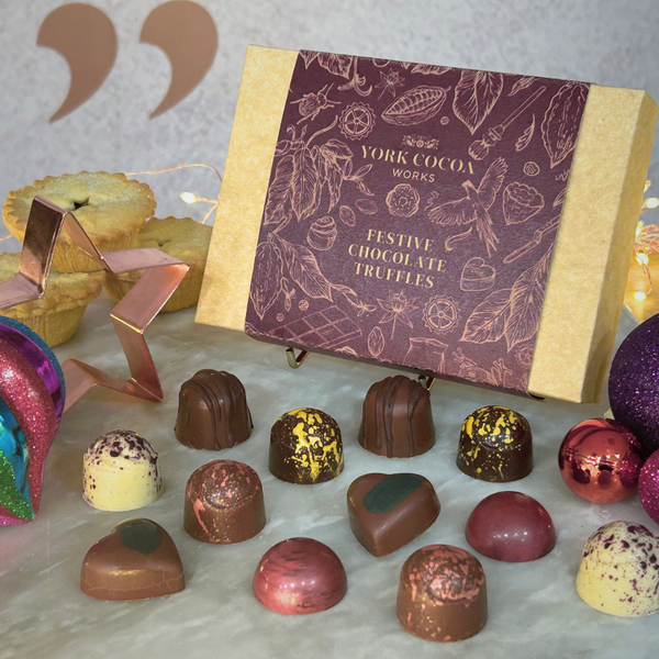Festive Chocolate Truffles - Box of 12
