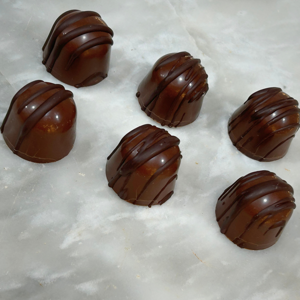 Cocoa Nib Praline Truffles - Box of 6