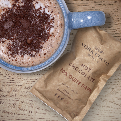 70% Quite Dark Hot Chocolate - 40g Luxury Portion