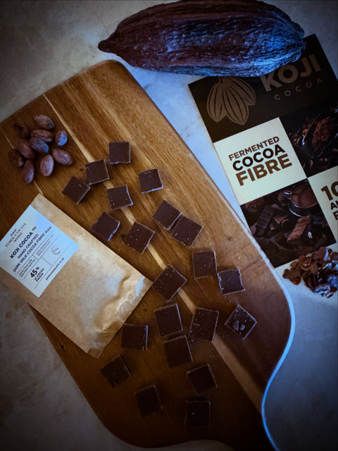 Koji Cocoa ™ - Dark Milk Cocoa Fibre Bar