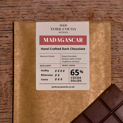 65% Madagascar Dark Chocolate - 40g Bar
