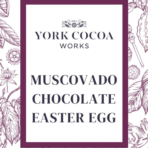 Muscovado 36% White Chocolate Easter Egg - 200g