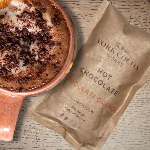 Chocolate Orange Hot Chocolate - 40g Luxury Portion