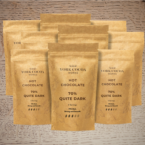 Case of 12 x 70% Quite Dark Hot Chocolate - 200g