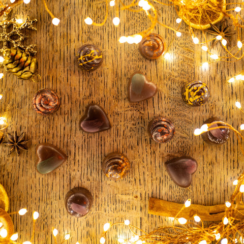 Festive Chocolate Truffles - Box of 12
