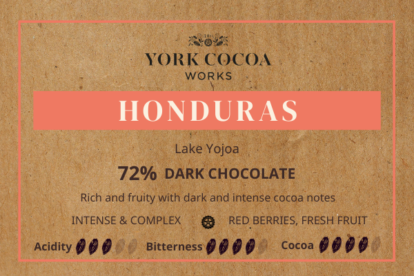 72% Honduras Dark Chocolate - 40g Bar