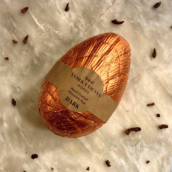 Dark Chocolate Easter Egg 200g York Cocoa House