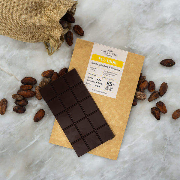 85% Ecuador Dark Chocolate - 40g Bar